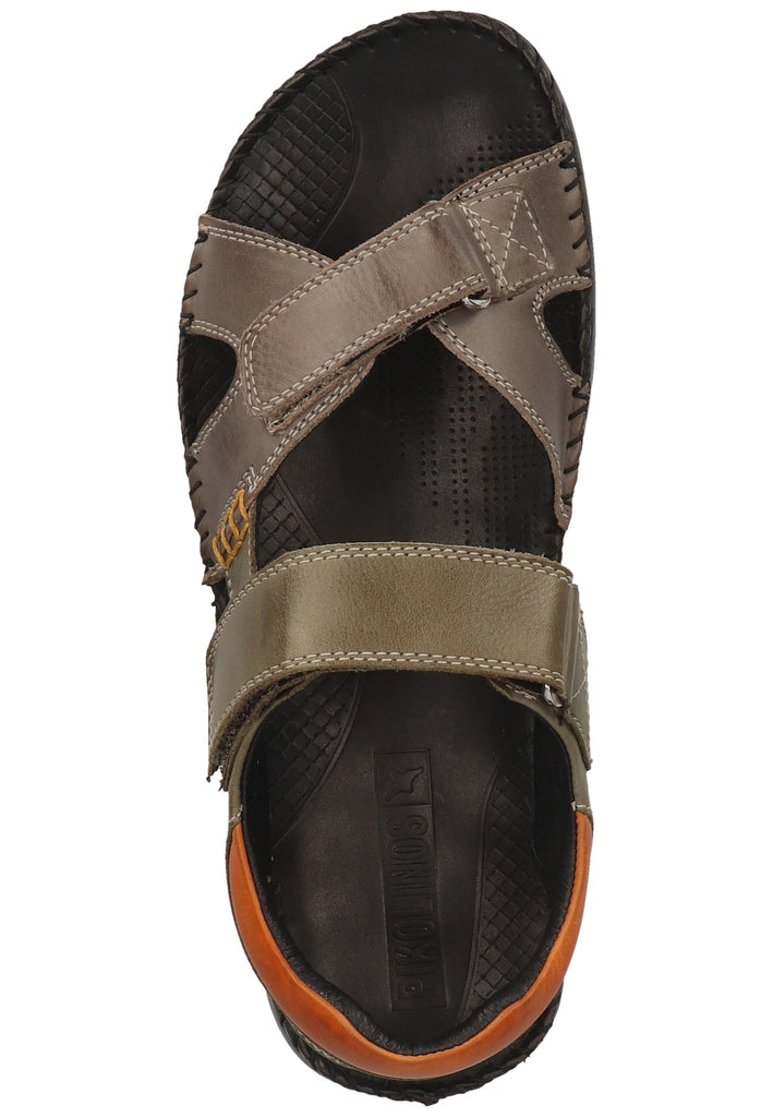 Pikolinos Sandalen Leder Dunkel Grau