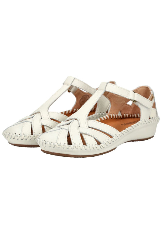 Pikolinos Sandalen Leder Weiß