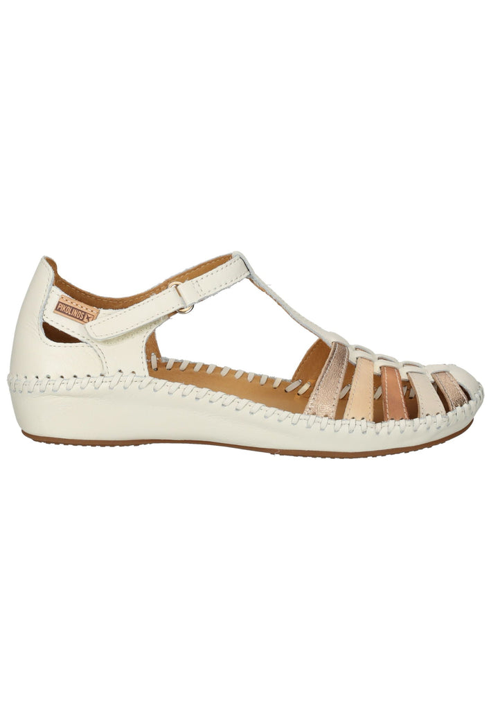 Pikolinos Sandalen Leder Weiß/Beige