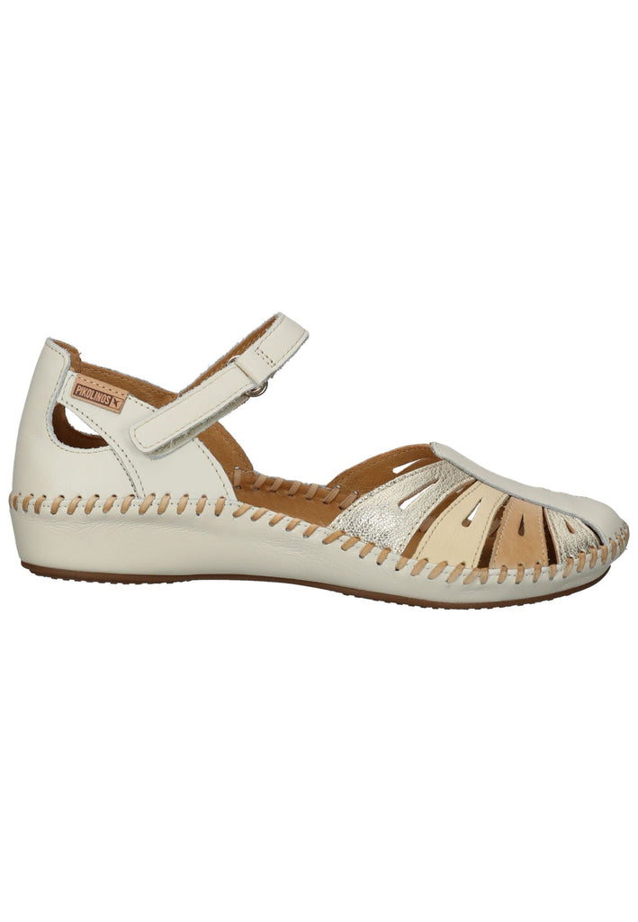 Pikolinos Sandalen Leder Weiß/Beige