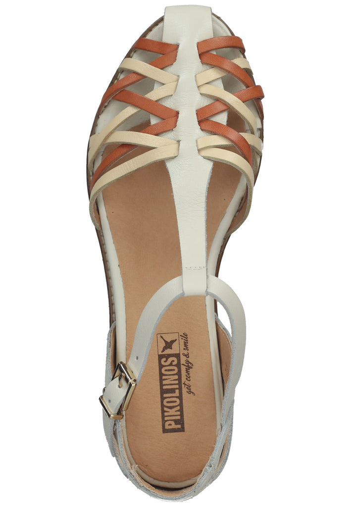 Pikolinos Sandalen Leder Weiß/Beige