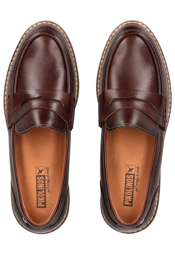 Pikolinos Slipper Leder Dunkelbraun