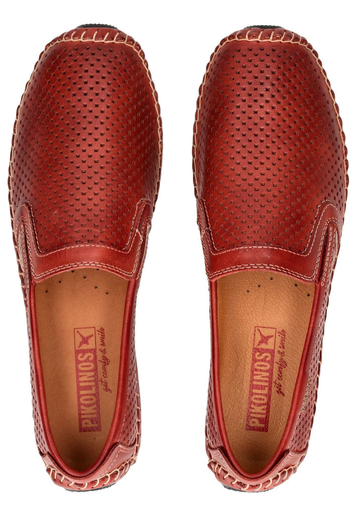 Pikolinos Slipper Leder Rot