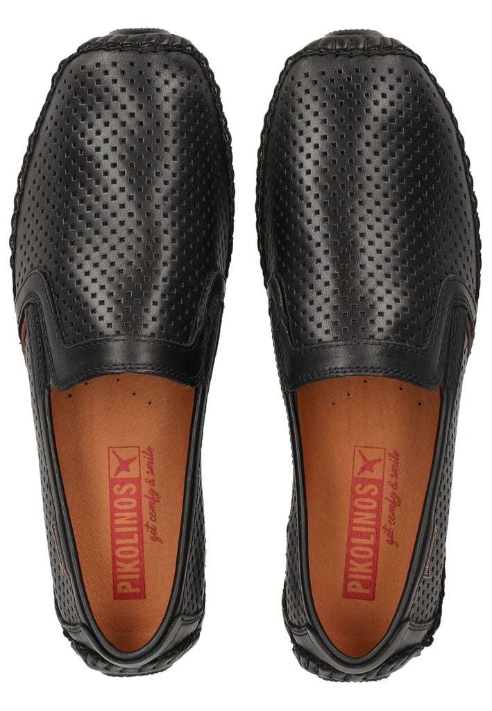 Pikolinos Slipper Leder Schwarz