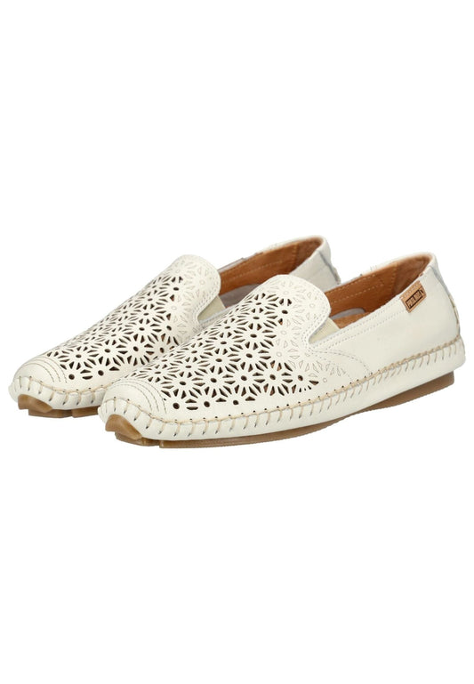 Pikolinos Slipper Leder Weiß