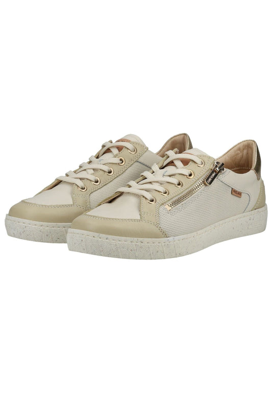 Pikolinos Sneaker Leder Beige/Gold
