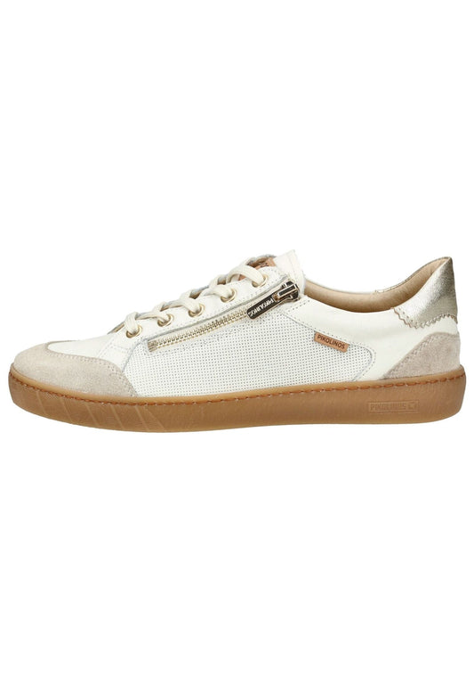 Pikolinos Sneaker Leder Weiß/Braun
