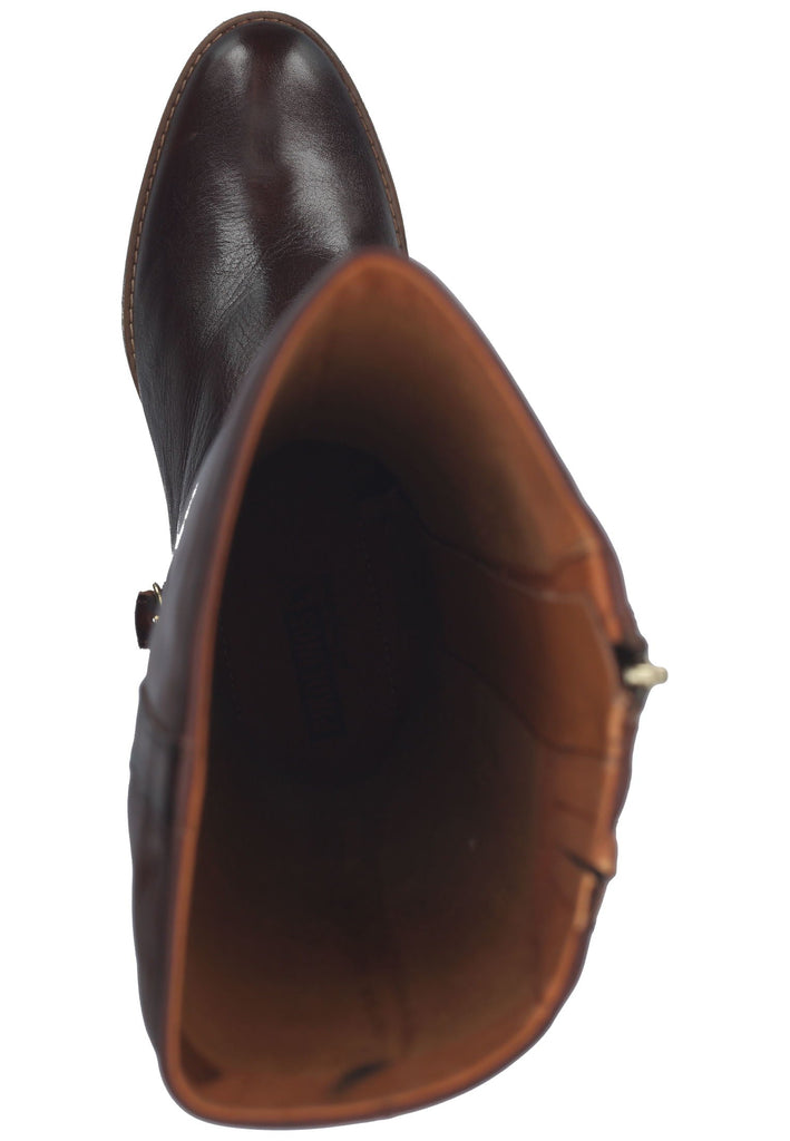 Pikolinos Stiefel Leder Dunkelbraun