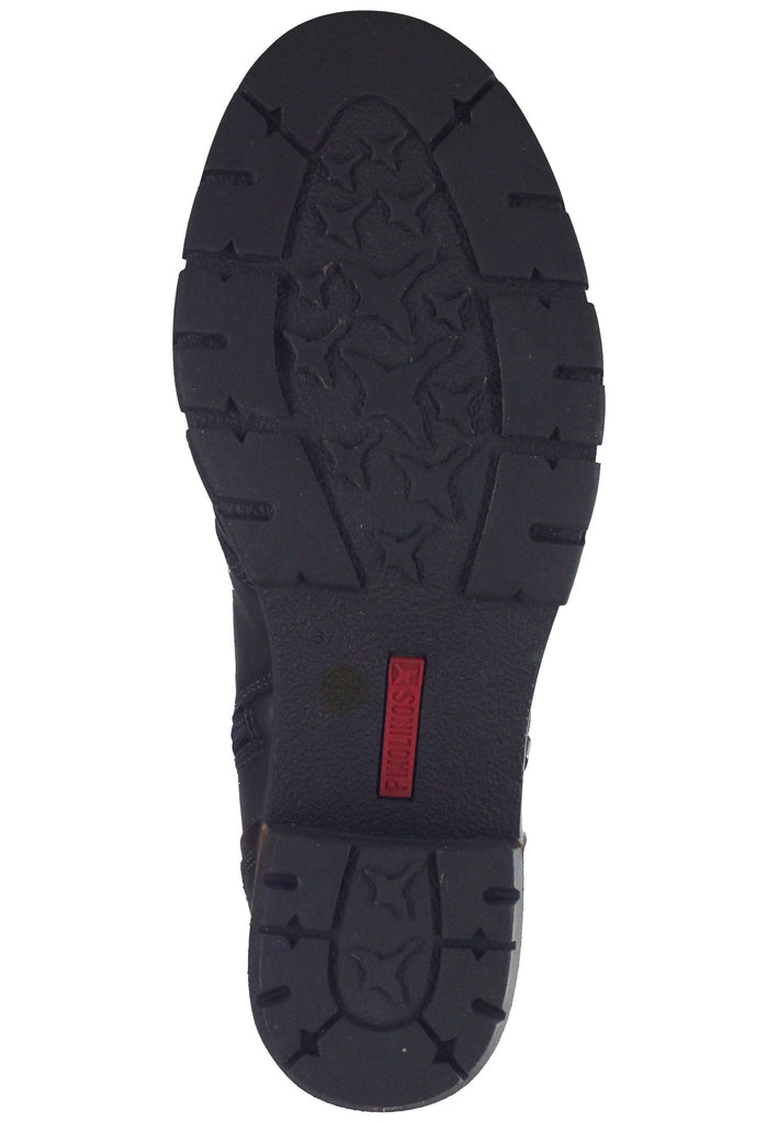 Pikolinos Stiefel Leder Grau