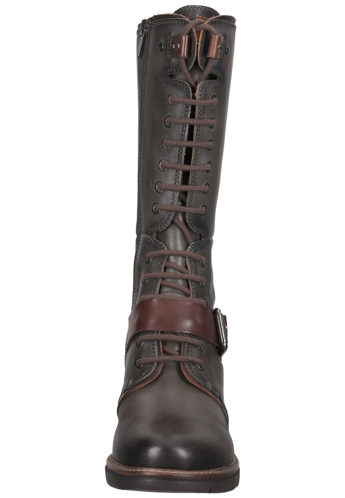 Pikolinos Stiefel Leder Grau