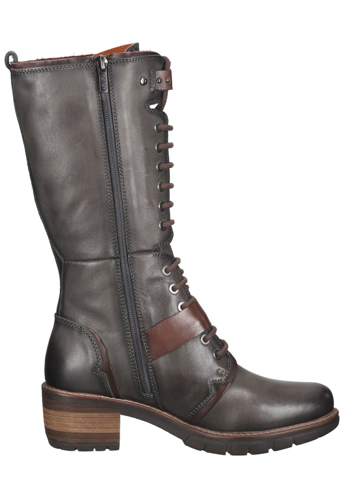 Pikolinos Stiefel Leder Grau