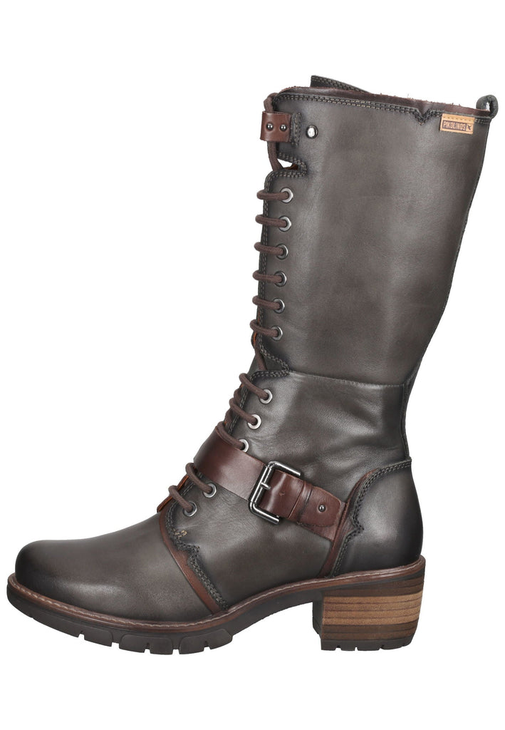 Pikolinos Stiefel Leder Grau