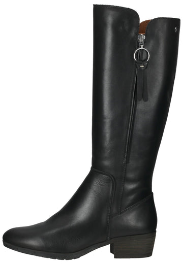 Pikolinos Stiefel Leder Schwarz
