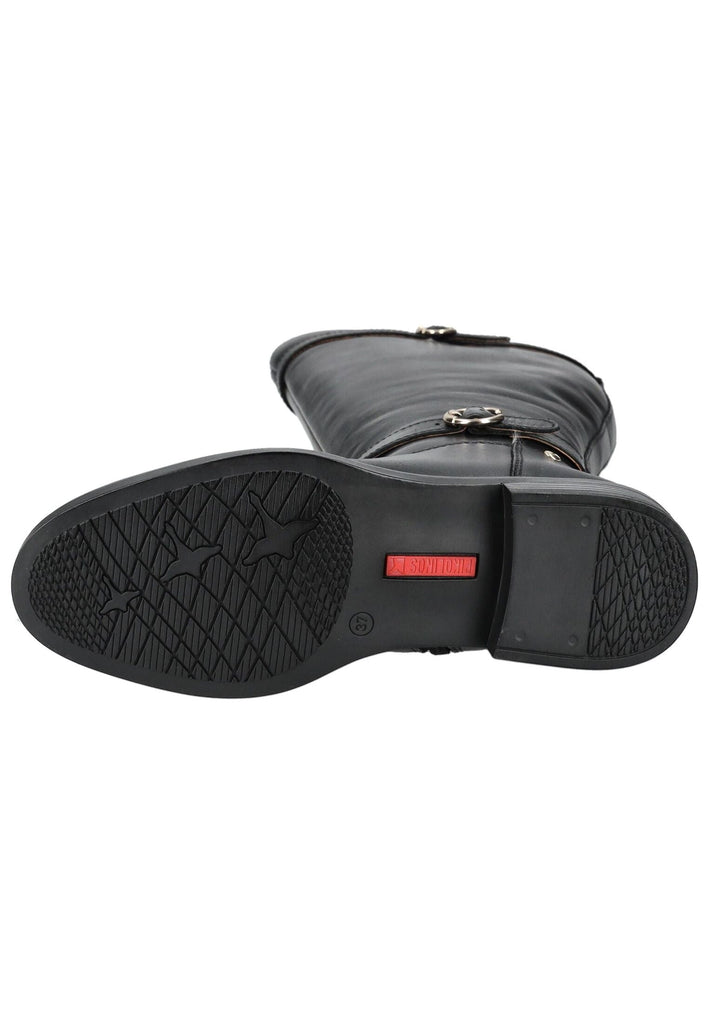 Pikolinos Stiefel Leder Schwarz