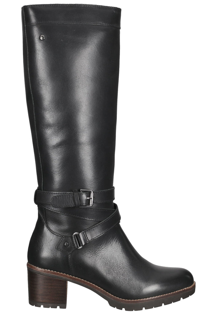 Pikolinos Stiefel Leder Schwarz