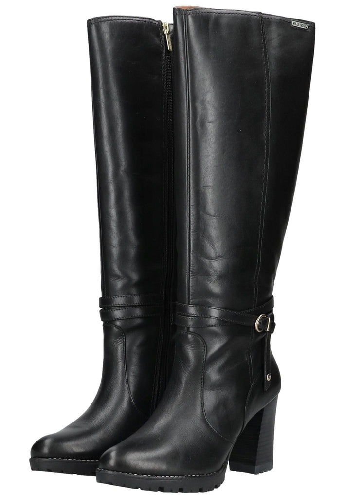 Pikolinos Stiefel Leder Schwarz