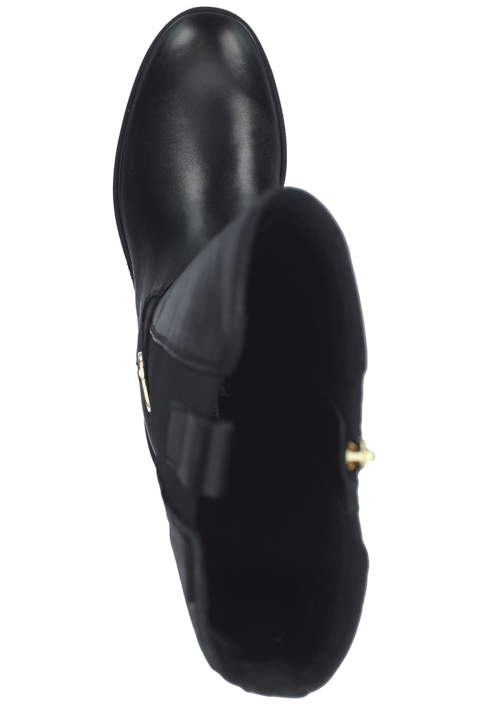 Pikolinos Stiefel Leder/Textil Schwarz