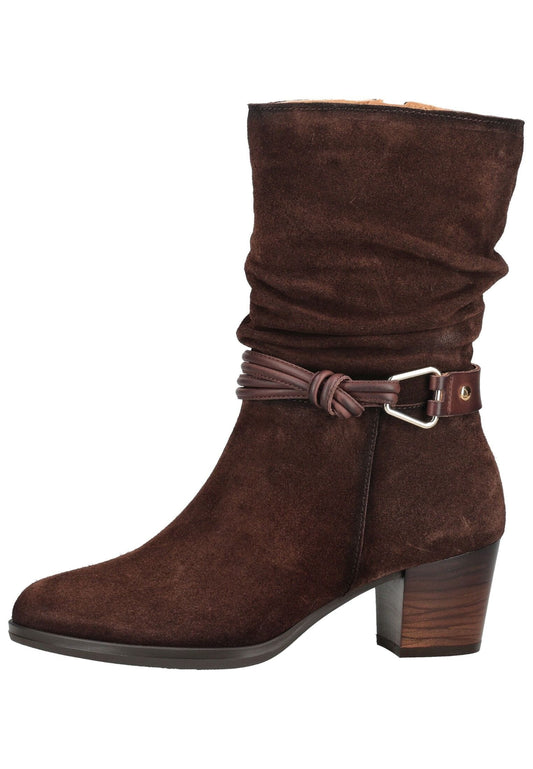 Pikolinos Stiefel Veloursleder Dunkelbraun