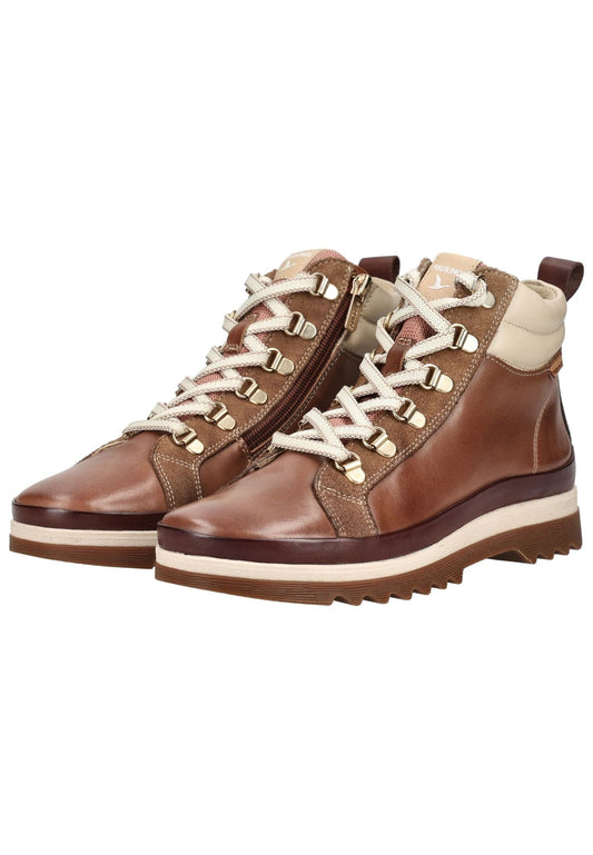 Pikolinos Stiefelette Leder Braun/Beige