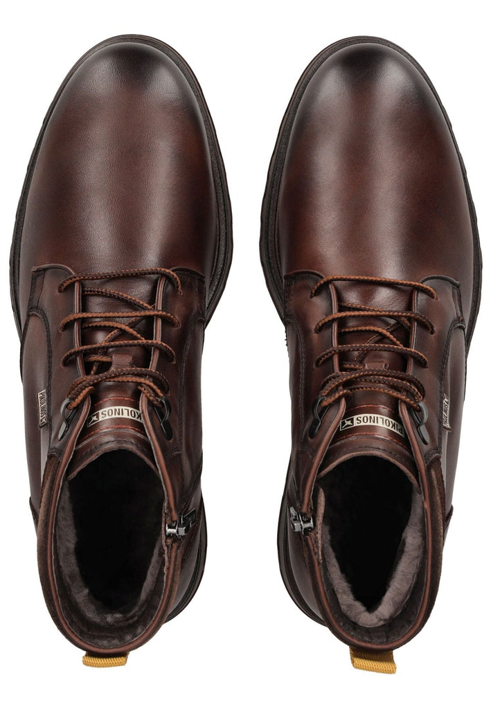 Pikolinos Stiefelette Leder Dunkelbraun Warmfutter