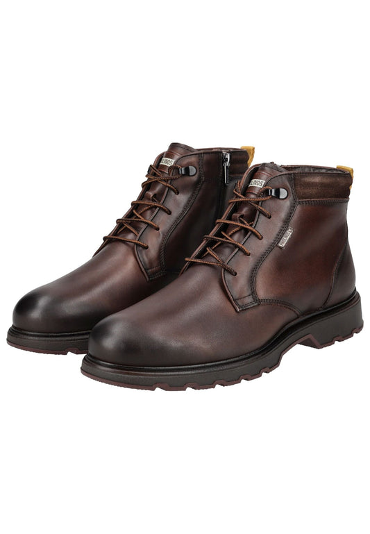 Pikolinos Stiefelette Leder Dunkelbraun Warmfutter