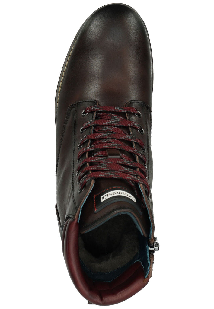 Pikolinos Stiefelette Leder Dunkelbraun Warmfutter
