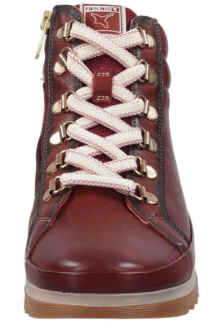 Pikolinos Stiefelette Leder Rot Warmfutter