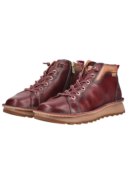 Pikolinos Stiefelette Leder Rotbraun