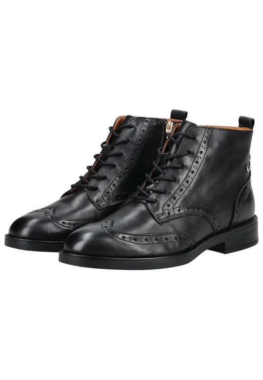 Pikolinos Stiefelette Leder Schwarz
