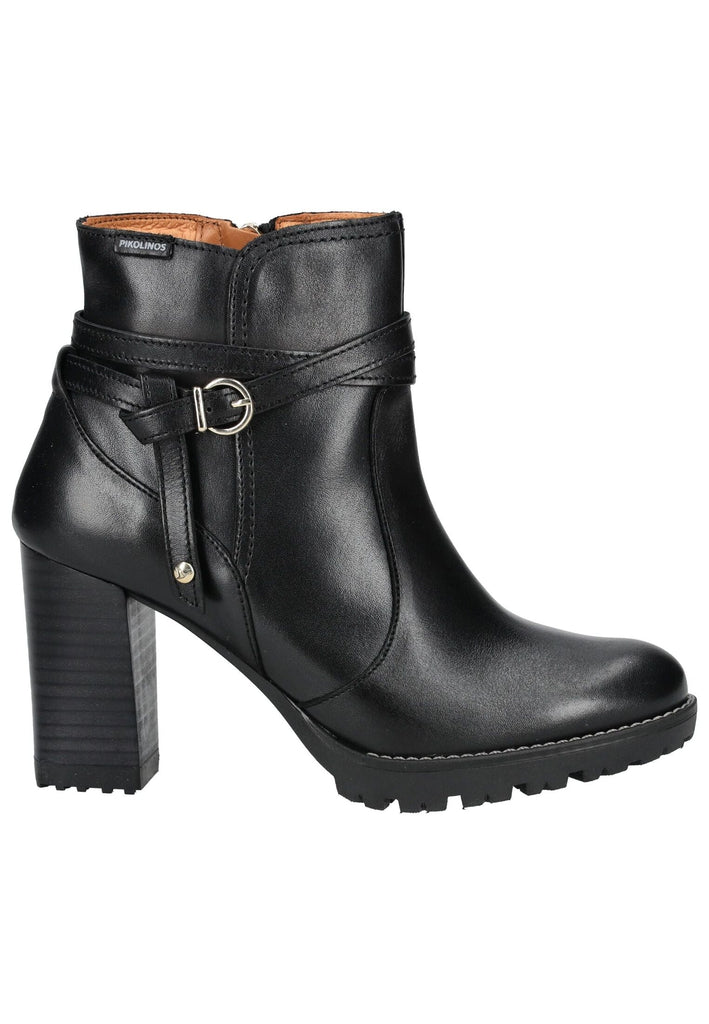 Pikolinos Stiefelette Leder Schwarz/Schwarz