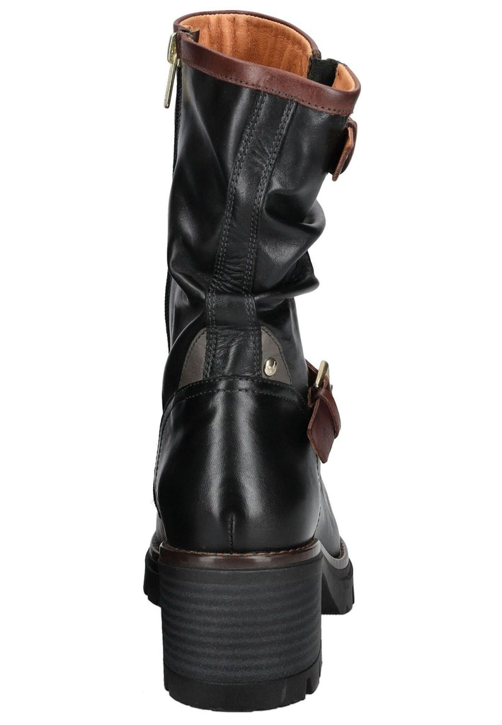 Pikolinos Stiefelette Leder Schwarz/Schwarz