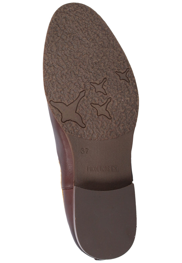 Pikolinos Stiefelette Leder/Textil Braun/Gelb