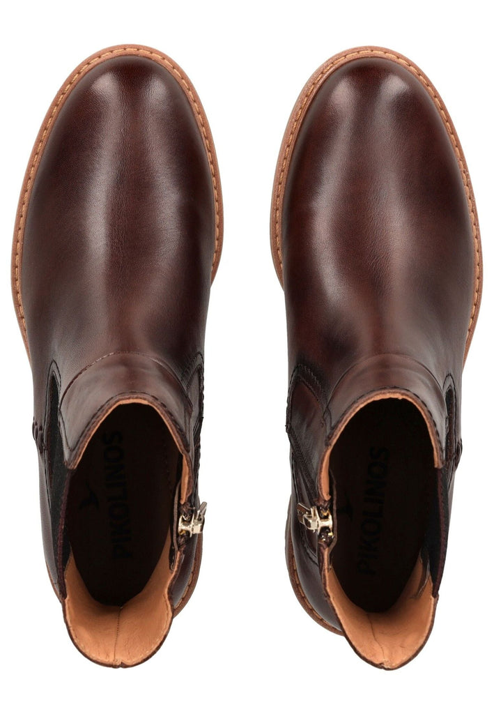 Pikolinos Stiefelette Leder/Textil Dunkelbraun