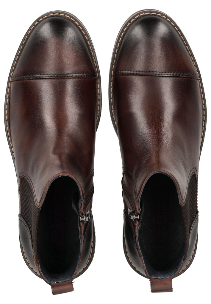 Pikolinos Stiefelette Leder/Textil Dunkelbraun