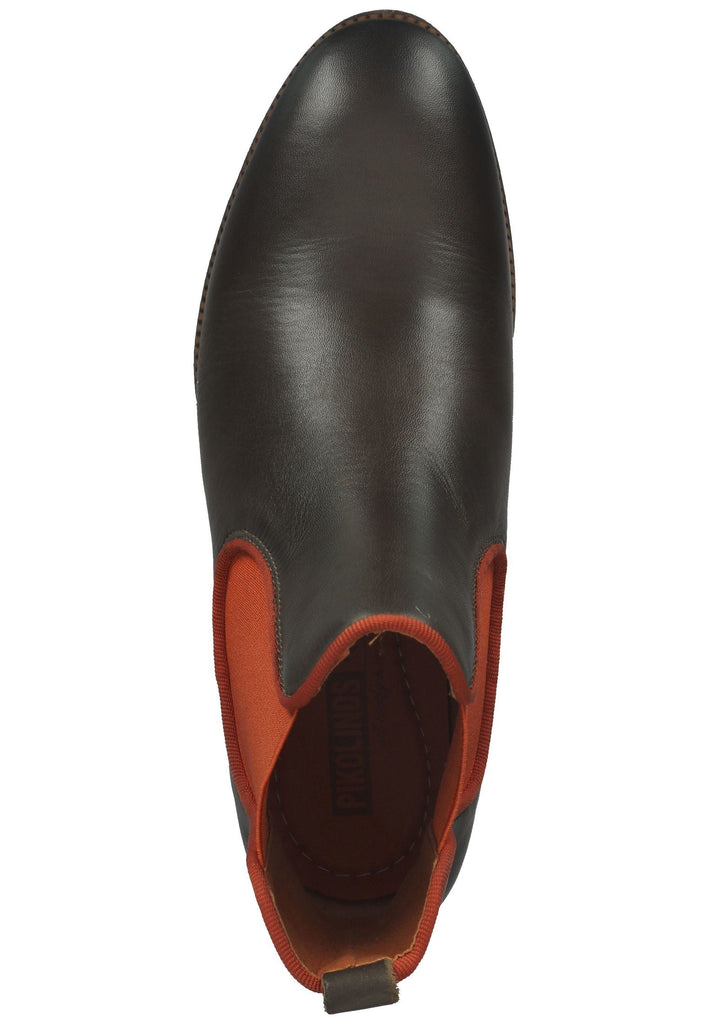 Pikolinos Stiefelette Leder/Textil Dunkelbraun