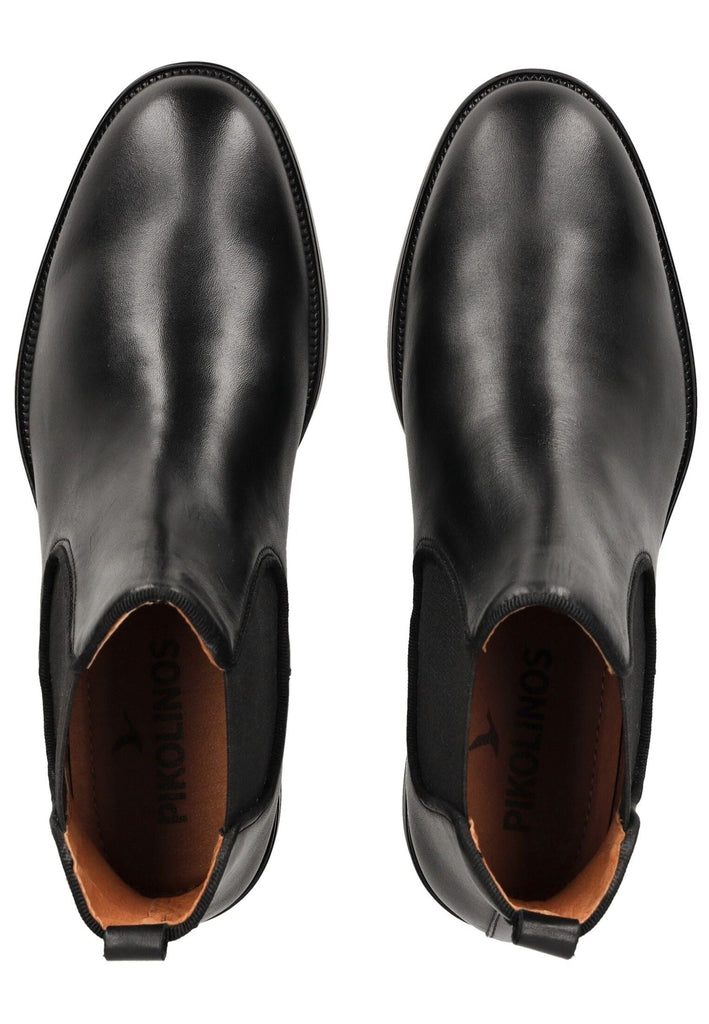 Pikolinos Stiefelette Leder/Textil Schwarz