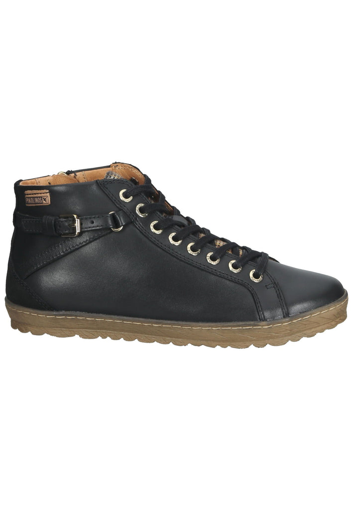 Pikolinos Stiefelette Leder/Textil Schwarz