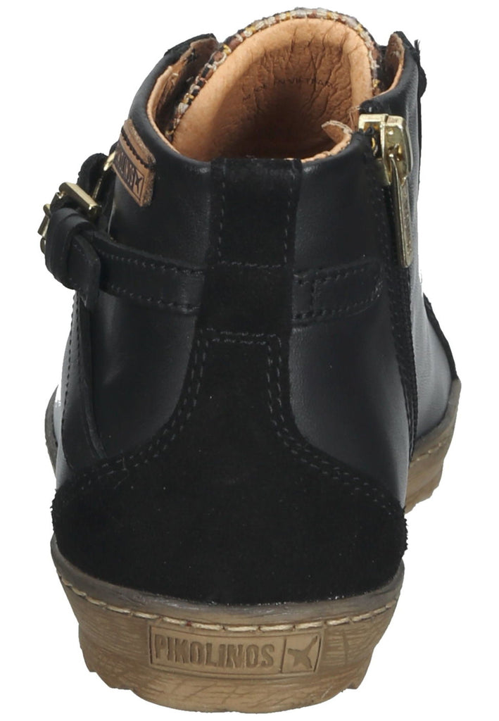 Pikolinos Stiefelette Leder/Textil Schwarz