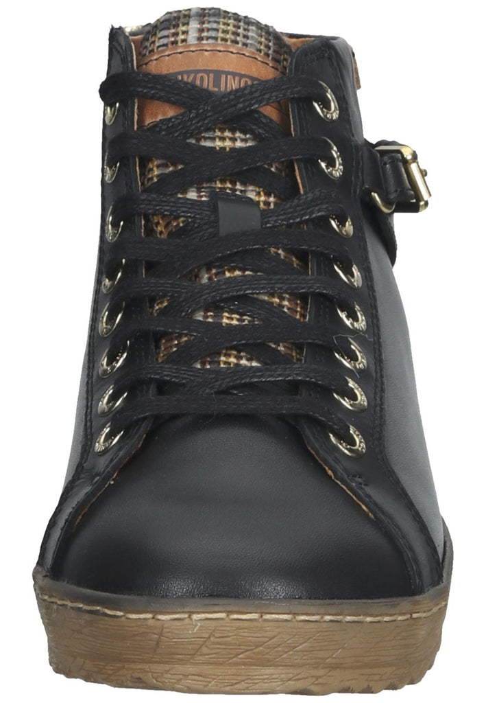 Pikolinos Stiefelette Leder/Textil Schwarz