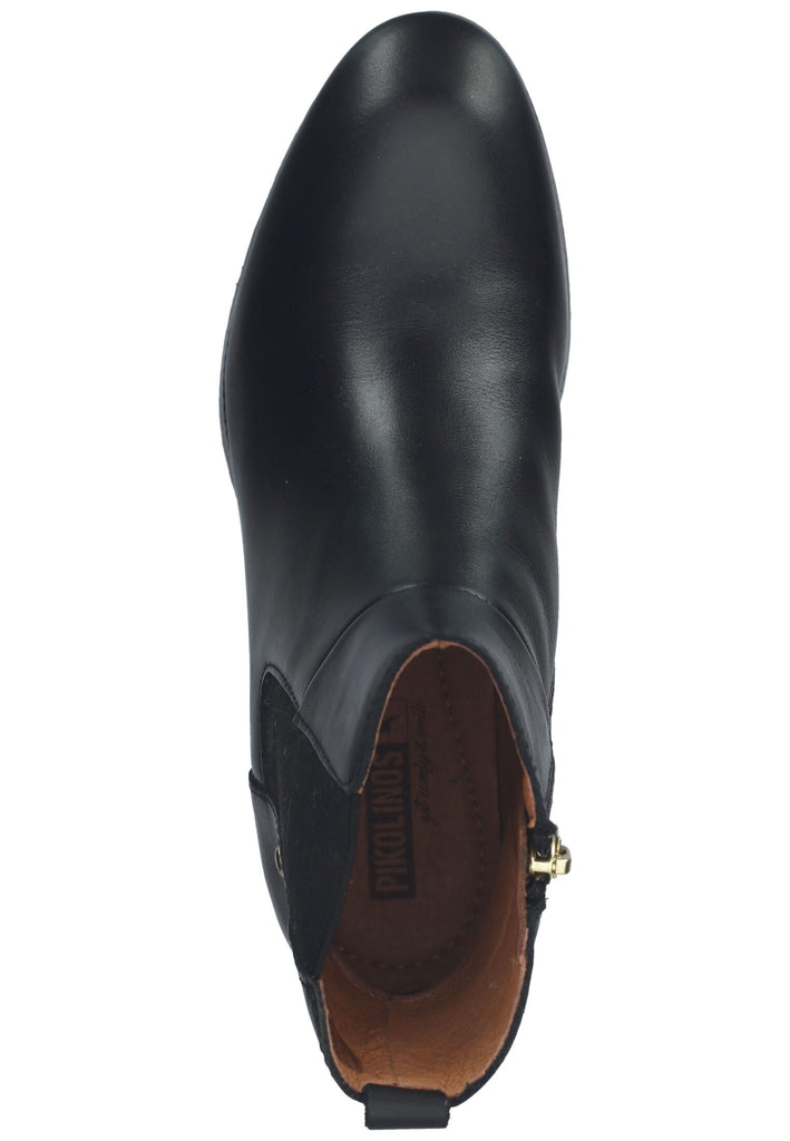 Pikolinos Stiefelette Leder/Textil Schwarz