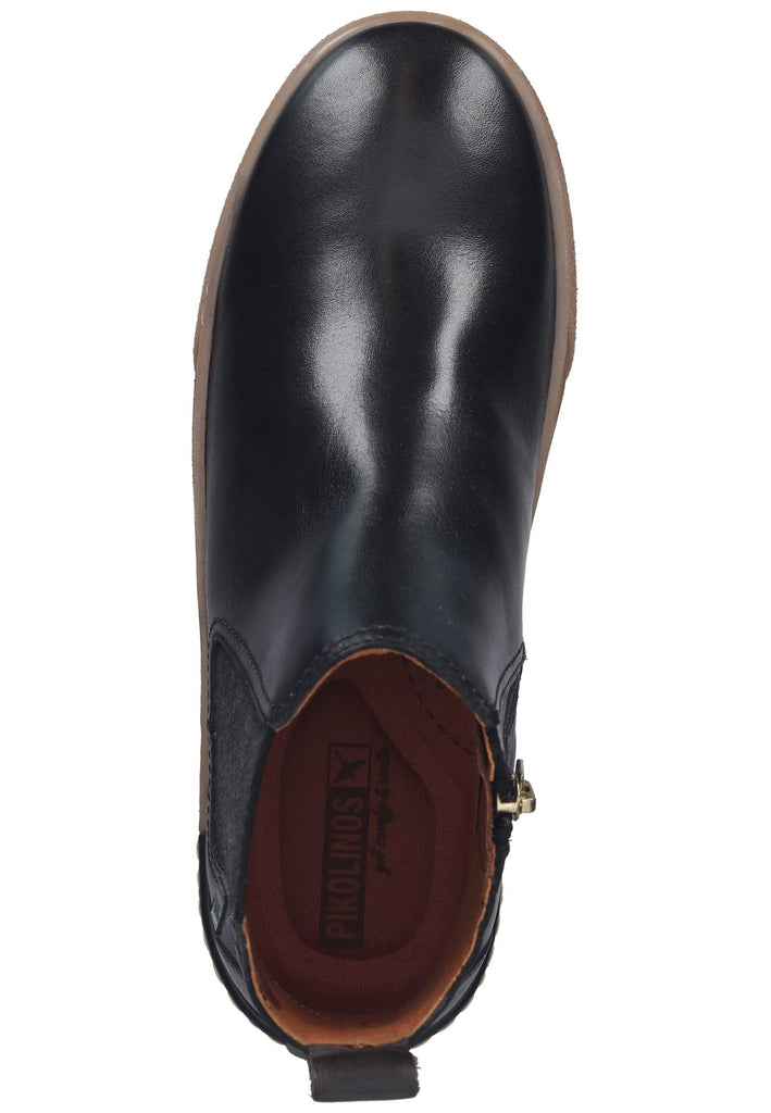 Pikolinos Stiefelette Leder/Textil Schwarz