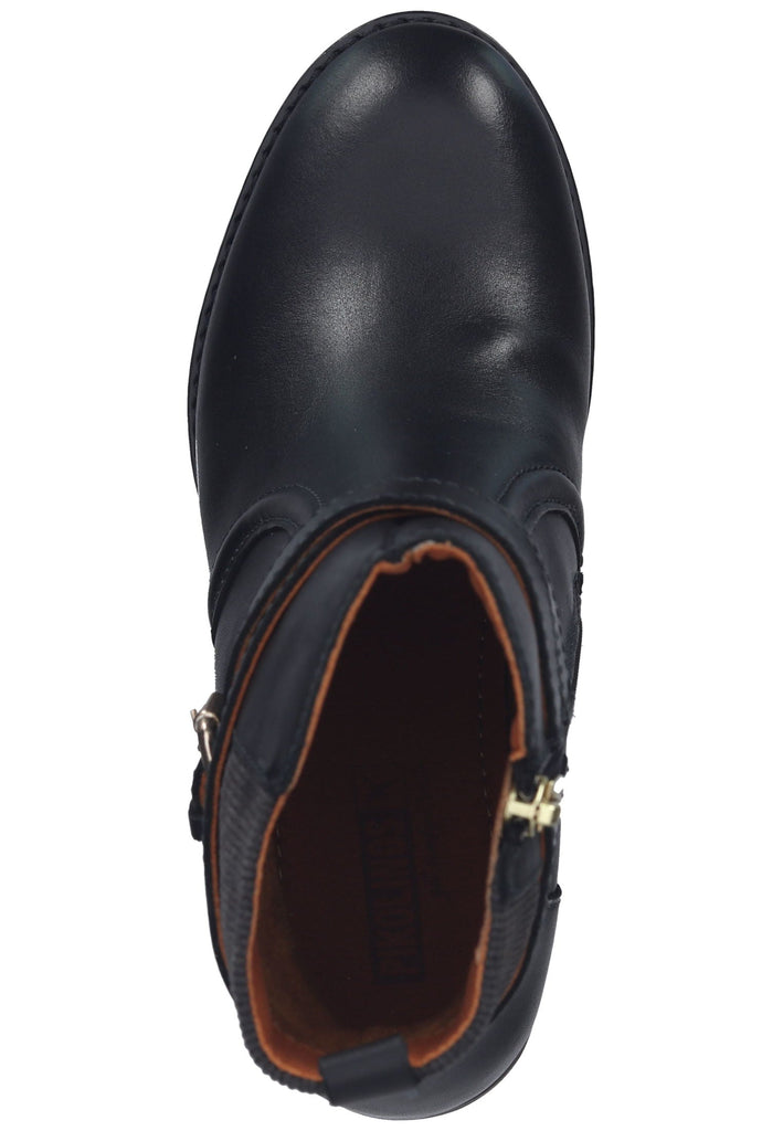 Pikolinos Stiefelette Leder/Textil Schwarz