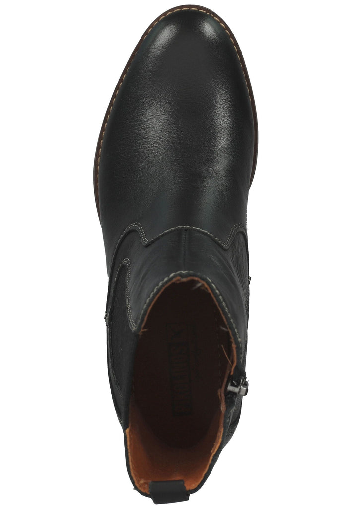 Pikolinos Stiefelette Leder/Textil Schwarz