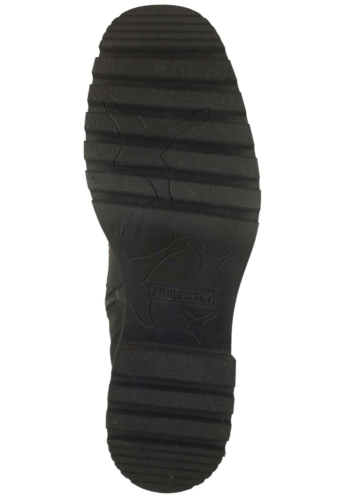 Pikolinos Stiefelette Leder/Textil Schwarz Warmfutter