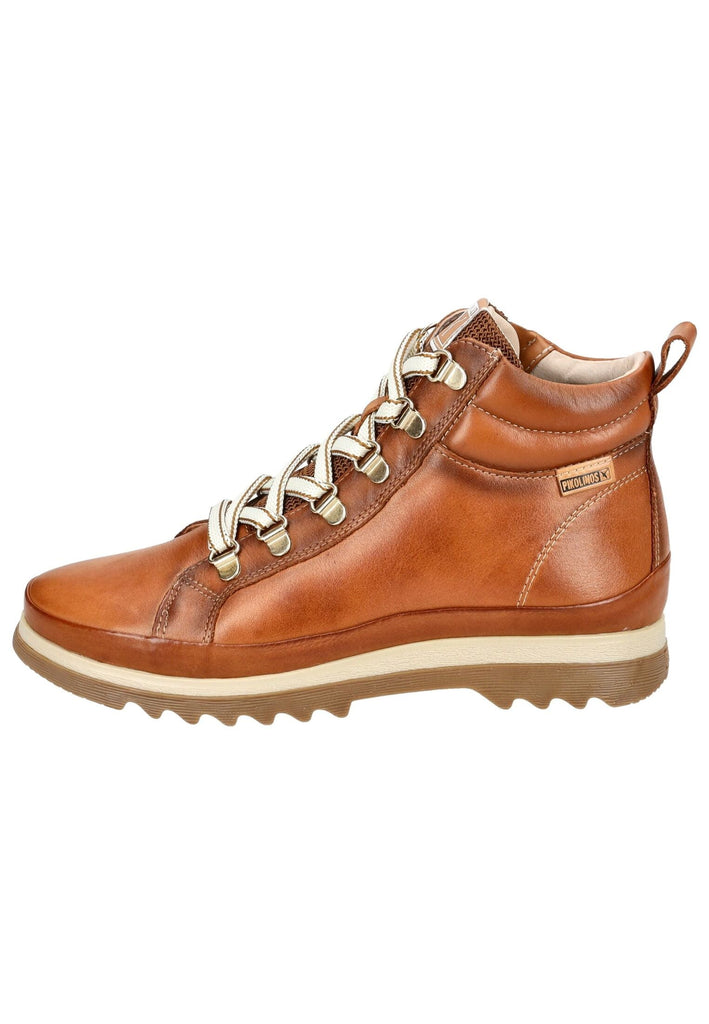 Stiefeletten Pikolinos Stiefelette Leder Brandy Warmfutter