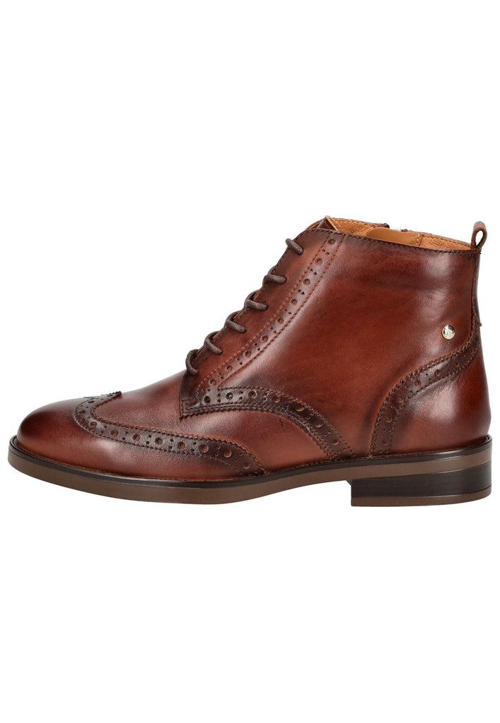 Stiefeletten Pikolinos Stiefelette Leder Cognac