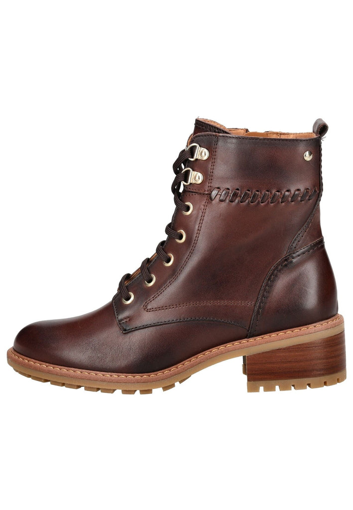Stiefeletten Pikolinos Stiefelette Leder Dunkelbraun