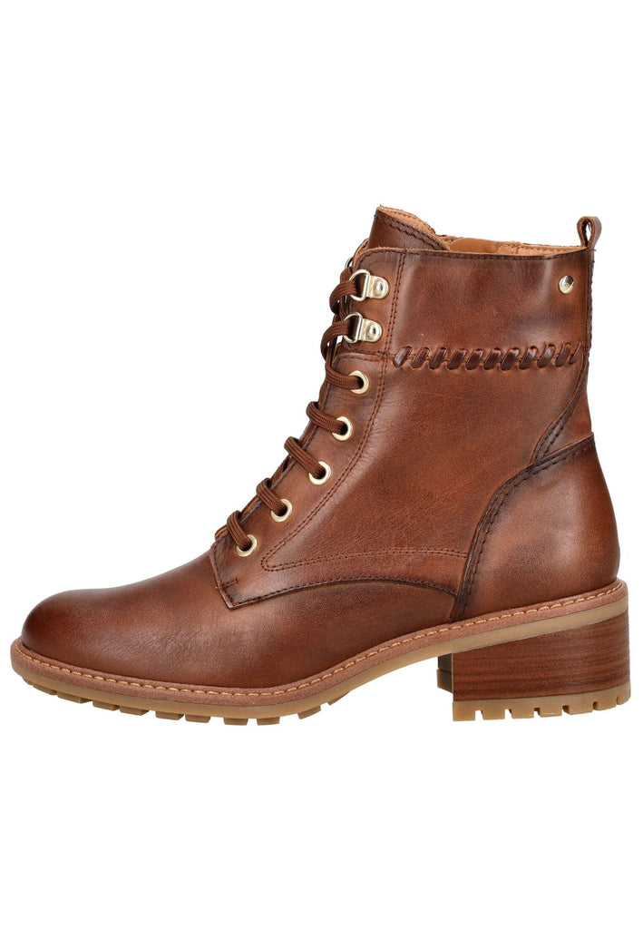 Stiefeletten Pikolinos Stiefelette Leder Mittelbraun