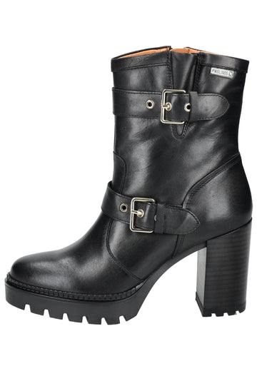 Stiefeletten Pikolinos Stiefelette Leder Schwarz
