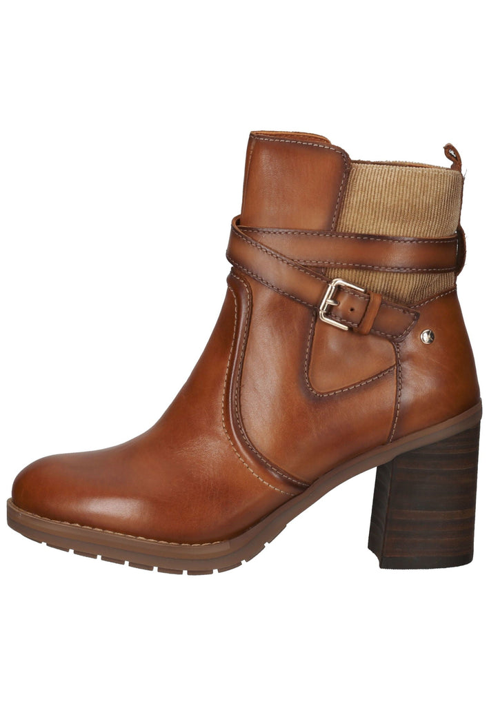 Stiefeletten Pikolinos Stiefelette Leder/Textil Brandy